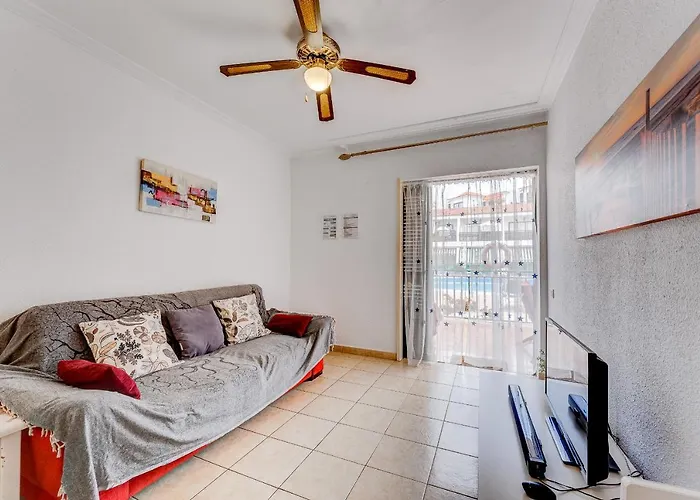 Cristianos Con Terraza Piscina Wifi Apartmán *